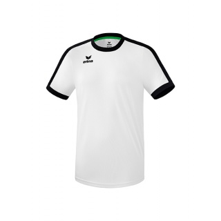 Erima Sport-Tshirt Trikot Retro Star (100% Polyester) weiss/schwarz Herren